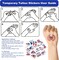 92Pcs Patriotic Party Favors Set, 4th of July Accesories Headbands Bulk with Bead Necklaces Tattoo Stickers